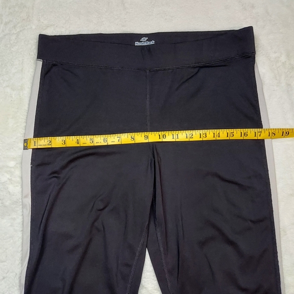 Nordic Track Black White High Rise Athletic Leggings Size L - Picture 4 of 14